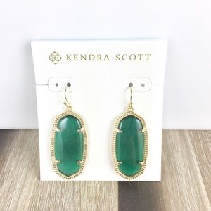 Kendra Scott Elle cat’s eye gold earrings